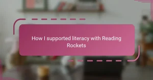 How I supported literacy with Reading Rockets
