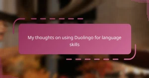 My thoughts on using Duolingo for language skills