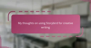 My thoughts on using Storybird for creative writing